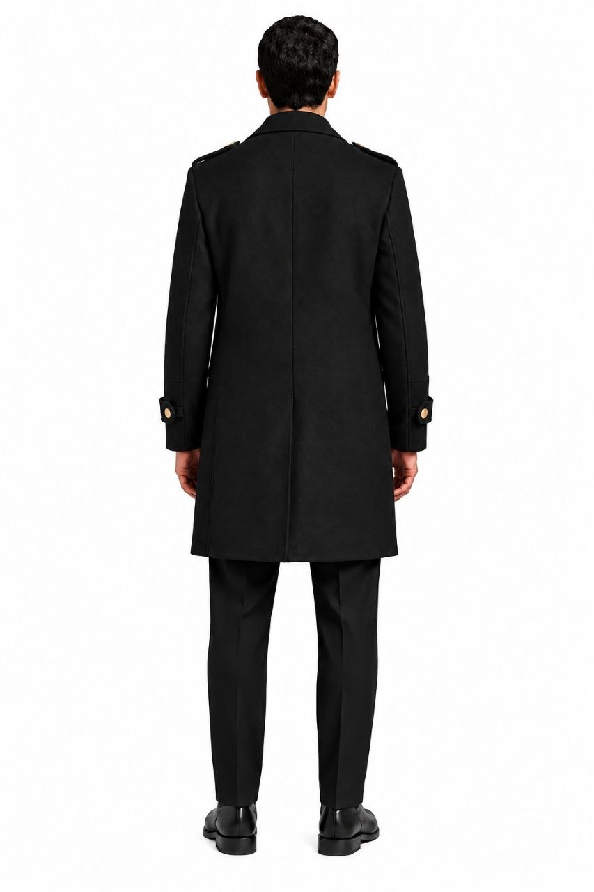Cappotto con Bottoni Oro TITAN — PRE-ORDER — PZ006 TITAN
