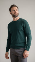 Pure Cashmere Crew Neck — PRE-ORDER — PZ019 LEONTE
