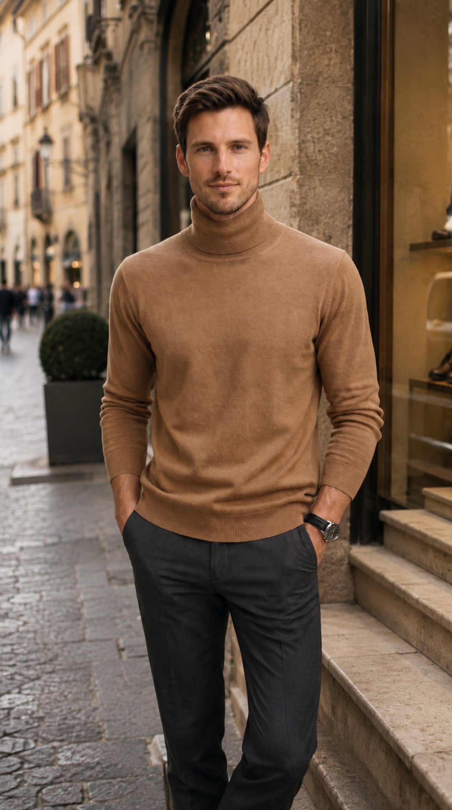 Pure Cashmere Turtleneck ORIONE — PRE-ORDER — PZ017 ORIONE